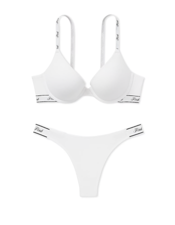 Комплект белья Wear Everywhere Push-up Bra Set Optic White 