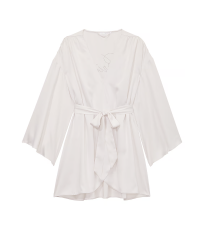 Сатиновый халат Bride Embellished Satin Short Robe