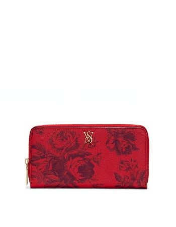 Кошелек Victoria’s Secret Large Wallet with Zip Red Floral
