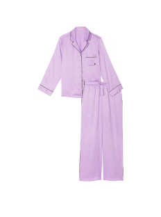 Піжама Satin Long Pajama Set Unicorn Purple