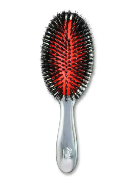 Расческа JANEKE CHROMIUM LINE PNEUMATIC MIXED BRISTLE HAIRBRUSH LARGE