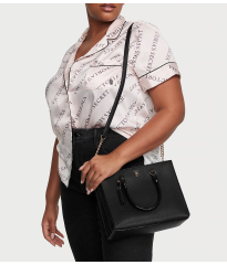 Сумка Crossbody Satchel Bag Black Pebble