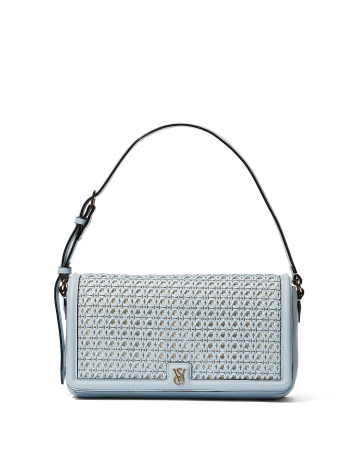 Сумка Baguette Shoulder Bag Blue Woven