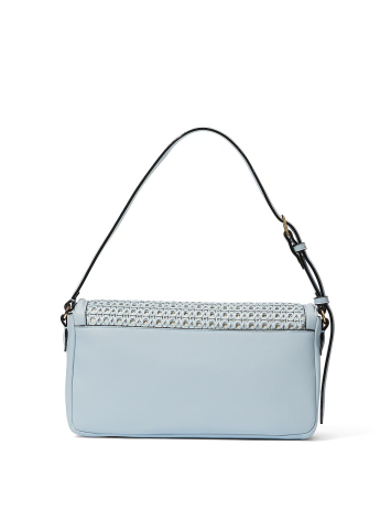 Сумка Baguette Shoulder Bag Blue Woven