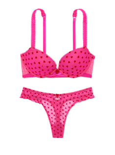 Комплект білизни Tease Lola Push-Up Bra Set Forever Pink Hearts