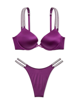 Комплект білизни Bombshell Double Shine Strap Push-Up Bra Set
