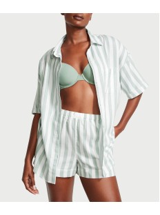 Піжама Modal-Cotton Short Pajama Set Seasalt Green Stripes