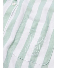 Пижама Modal-Cotton Short Pajama Set Seasalt Green Stripes