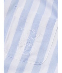 Пижама Modal-Cotton Short Pajama Set Blue Crescent Stripe 