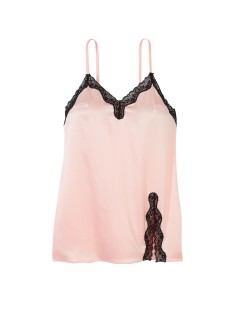 Пеньюар Tease Satin Lace-Trim Mini Slip Purest Pink