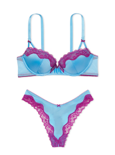 Комплект білизни VICTORIA'S SECRET Tease Push-Up Bra Set Bikini Blue