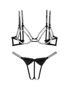 Комплект білизни Shine Strappy Open-Cup Triangle Bra Set