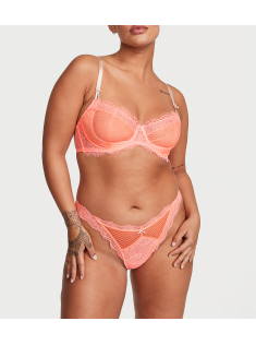 Комплект білизни Wicked Lace Unlined Balconette Bra Set Neon Nectar