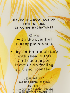 Лосьйон Pineapple & Shea Natural Beauty Hydrating Body Lotion