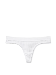 Трусики Logo Lace Thong Panty Vs White