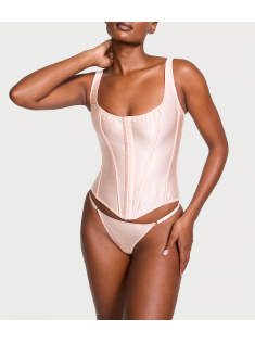 Комплект The Classic Silk Corset Set Pink