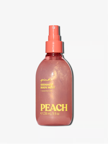 Спрей с шиммером PINK Shimmer Peach Body Mist