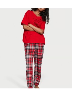 Піжама Flannel Jogger Tee-Jama Set Lipstick Heritage Plaid