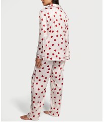 Пижама Satin Long Pajama Set Coconut White Lollipops