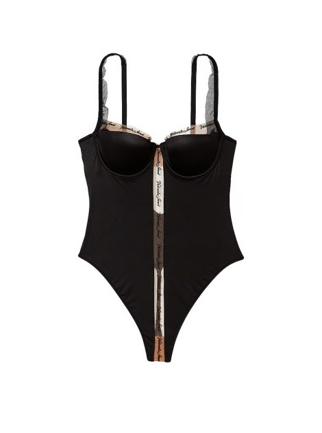 Боді Logo Embroidery Unlined Underwire Teddy