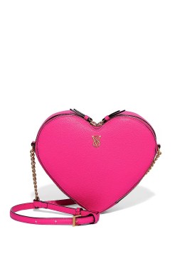 Сумка Heart Crossbody Bag Hot Pink