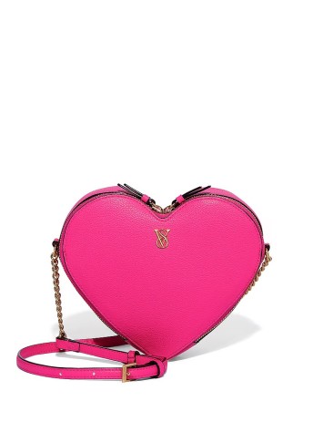 Сумка Heart Crossbody Bag Hot Pink