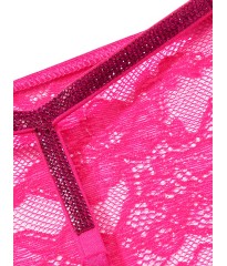 Трусики Shine Strap Lace V-String Panty Forever Pink
