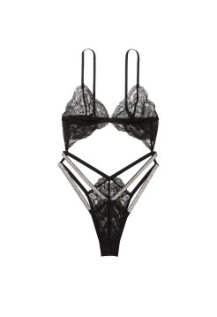 Боді Lace Triangle Chain Shine Strap Teddy