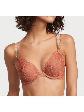 Комплект білизни Shine Strap Lace Push-Up Bra Set Chemise