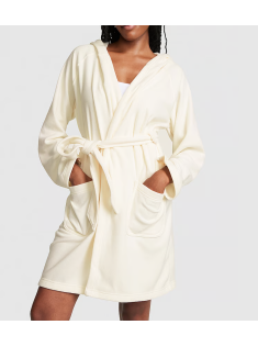 Плюшевий халат PINK Polar Fleece Robe White