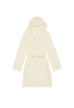 Плюшевий халат PINK Polar Fleece Robe White