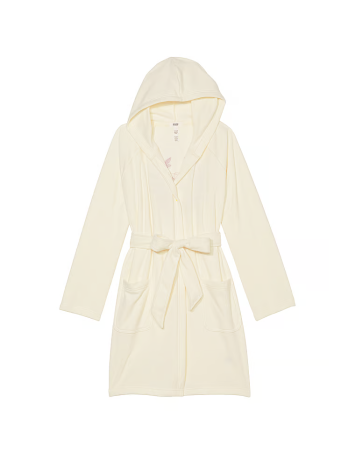 Плюшевий халат PINK Polar Fleece Robe White