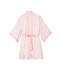 Сатиновый халат The Tour '23 Iconic Pink Stripe Robe Iconic Stripe