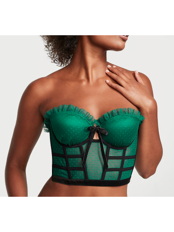 Комплект білизни DREAM ANGELS Strapless Dotted Mesh Corset Top Set