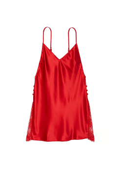 Пеньюар Satin Plunge Lace Slip Lipstick