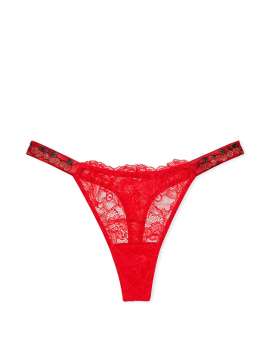 Трусики Shine Strap Thong Panty Cherry Red