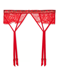 Пояс Shine Strap Lace Garter Belt Cherry Red