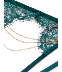 Комплект белья VERY SEXY Delicate Chain Open-Cup Lace Demi Bra Set