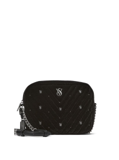 Сумка The Victoria Crossbody Camera Bag Velvet Black