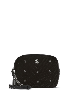 Сумка The Victoria Crossbody Camera Bag Velvet Black
