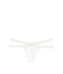 Трусики стрінги Victoria Secret Viry Sexy White Lace Thong panty