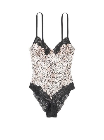 Боді Lace trim modal bodysuit Victoria's Secret