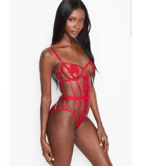 Боди Very Sexy Floral Embroidered Strappy Teddy