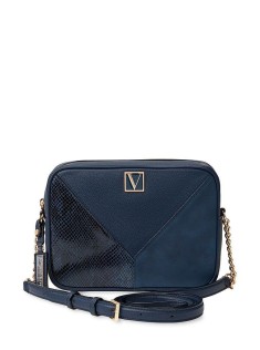 Сумка The Victoria Top Zip crossbody Black & Blue