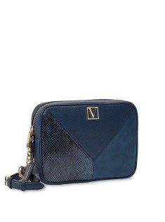 Сумка The Victoria Top Zip crossbody Black & Blue