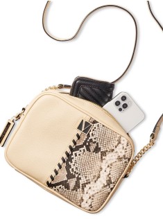 Сумка Вікторія Сікрет The Victoria Top Zip crossbody Python