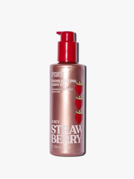 Масло для тіла PINK Juicy Strawberry Highlighting body oil