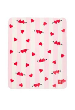 Плед Cozy plush Fleece Hearts blanket Victoria's Secret