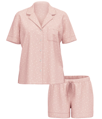 Піжама Modal Soft Short Pajama Set Pink Shimmer