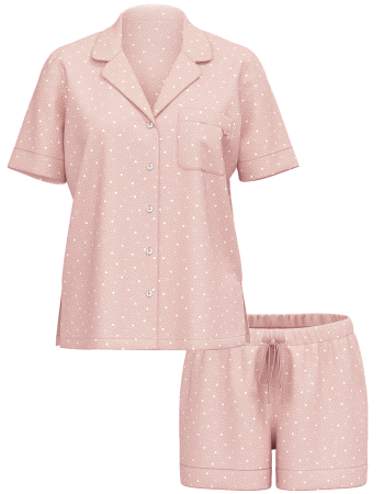 Піжама Modal Soft Short Pajama Set Pink Shimmer